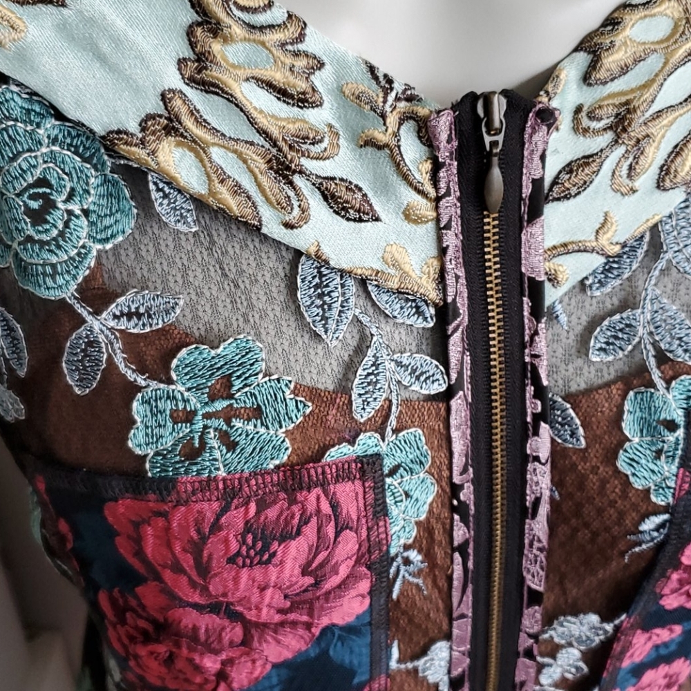 💥SOLD* Anthropologie sheath dress 8P - Picture 7 of 16